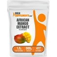 thumbnail image 1 of BulkSupplements African Mango Extract Powder - 1.2g per Serving - 500 Grams (1.1 lbs), 1 of 6