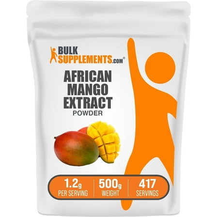 BulkSupplements African Mango Extract Powder - 1.2g per Serving - 500 Grams (1.1 lbs)