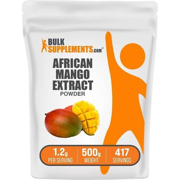 BulkSupplements African Mango Extract Powder - 1.2g per Serving - 500 Grams (1.1 lbs)
