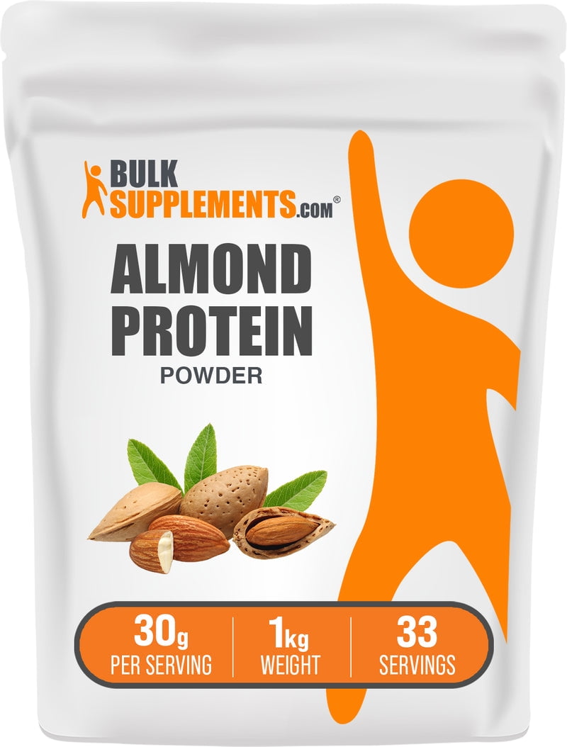 BulkSupplements Almond Protein Powder, Plant-Based Protein, 1kg, 33 Servings