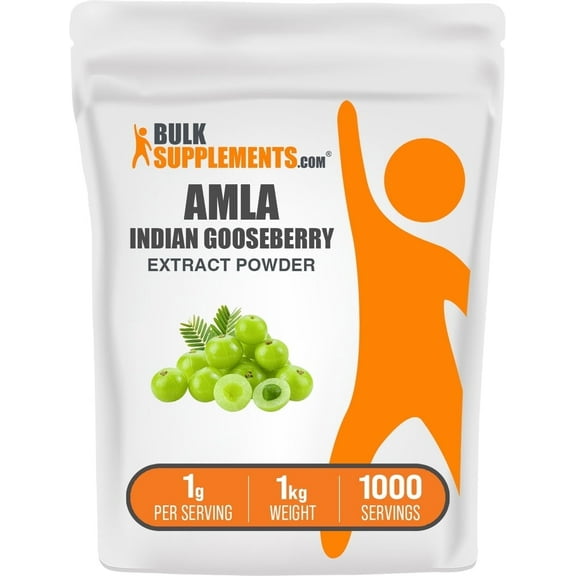 BulkSupplements Amla Extract Powder - 1g per Serving - 1 Kilogram (2.2 lbs)