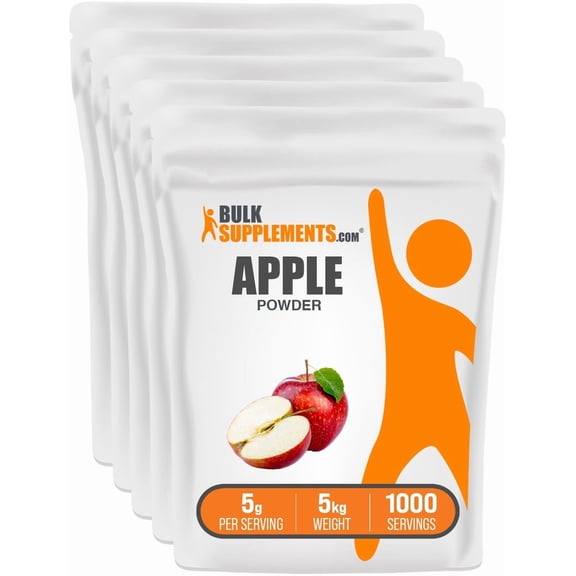 BulkSupplements Apple Powder - 5g per Serving - 5 Kilograms (11 lbs) - 1000 Servings