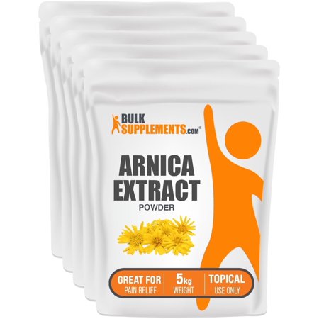 BulkSupplements Arnica Extract Powder - Topical, Herbal Supplement - 5 Kilograms (11 lbs)
