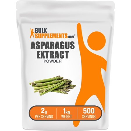 BulkSupplements Asparagus Extract Powder, 2000mg - Asparagus for Digestive Support (1kg)