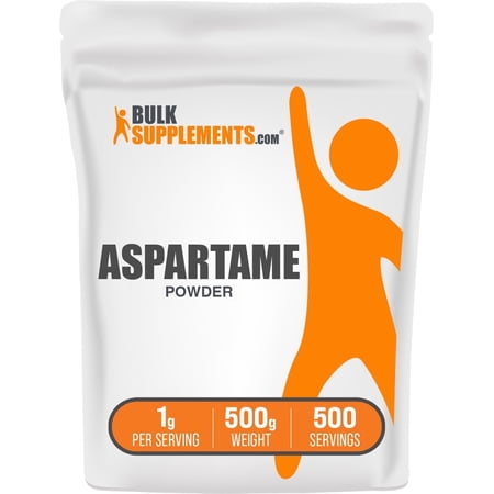 BulkSupplements Aspartame Powder - 1g per Serving - 500 Grams (1.1 lbs) - 500 Servings