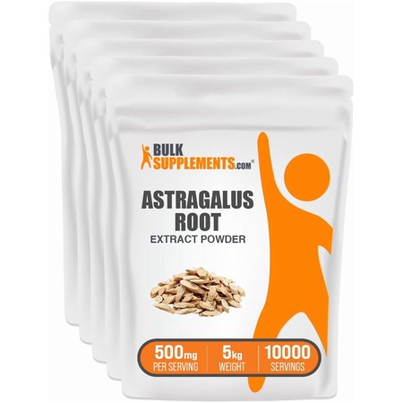 BulkSupplements Astragalus Extract Powder - 500mg per Serving - 5 Kilograms (11 lbs) - 10000 Servings