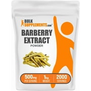 BulkSupplements Barberry Extract Powder - 500mg per Serving - 1 Kilogram 2.2 lbs - 2000 Servings