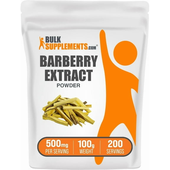 BulkSupplements Barberry Extract Powder - 500mg per Serving - 100 Grams (3.5 oz) - 200 Servings