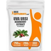 BulkSupplements Bearberry Leaf Extract (Uva Ursi) Powder - 750mg per Serving - 1 Kilogram (2.2 lbs) - 1333 Servings