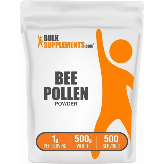 BulkSupplements Bee Pollen Powder - 1g per Serving - 500 Grams (1.1 lbs)