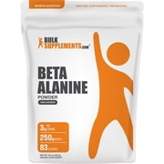 BulkSupplements Beta Alanine Powder - 250 Grams 8.8 oz