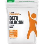 BulkSupplements Beta Glucan 1,3/1,6 Powder - 250 Grams 8.8 oz