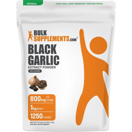 BulkSupplements Black Garlic Extract Powder - 1 Kilogram (2.2 lbs)