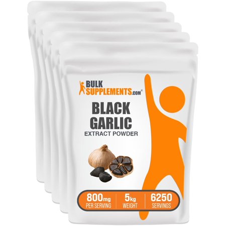 BulkSupplements Black Garlic Extract Powder - 800mg per Serving - 5 Kilograms (11 lbs) - 6250 Servings