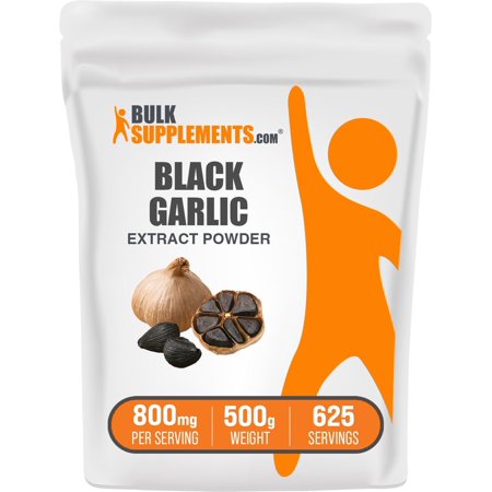 BulkSupplements Black Garlic Extract Powder - 800mg per Serving - 500 Grams (1.1 lbs) - 625 Servings