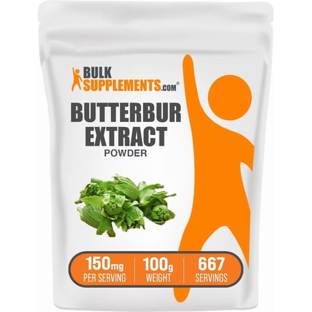 BulkSupplements Butterbur Extract Powder - 100 Grams (3.5 oz)