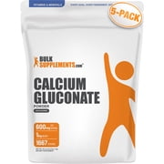 BulkSupplements Calcium Gluconate Powder - 5 Kilograms 11 lbs