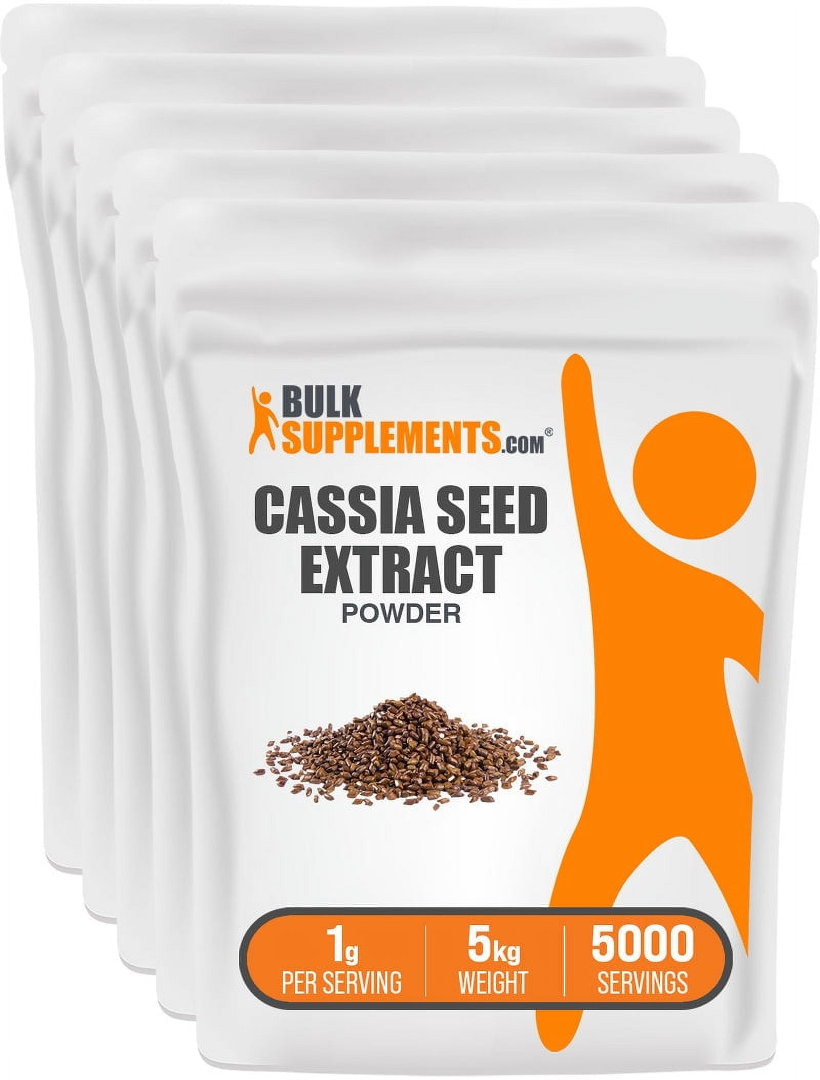 BulkSupplements Cassia Seed Extract Powder - 1g per Serving - 5 Kilograms (11 lbs) - 5000 Servings