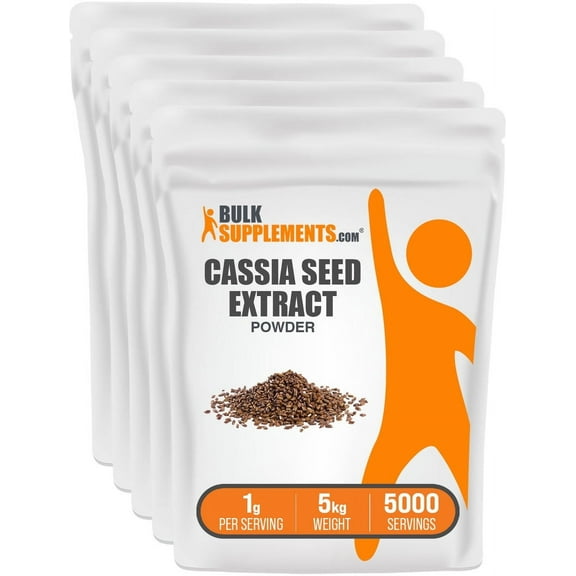 BulkSupplements Cassia Seed Extract Powder - 1g per Serving - 5 Kilograms (11 lbs) - 5000 Servings