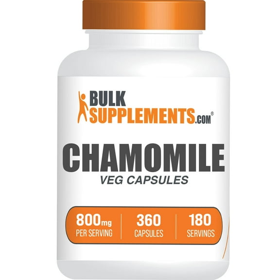 BulkSupplements Chamomile Extract Capsules- 800mg per Serving (360 Capsules - 180 Servings)