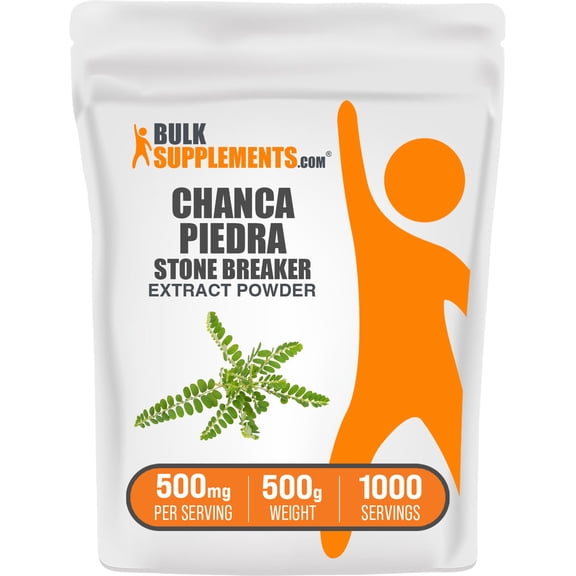 BulkSupplements Chanca Piedra Extract Powder - 500mg per Serving - 500 Grams (1.1 lbs) - 1000 Servings
