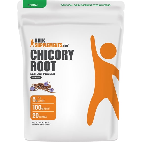 BulkSupplements Chicory Root Extract Powder - 100 Grams (3.5 oz)