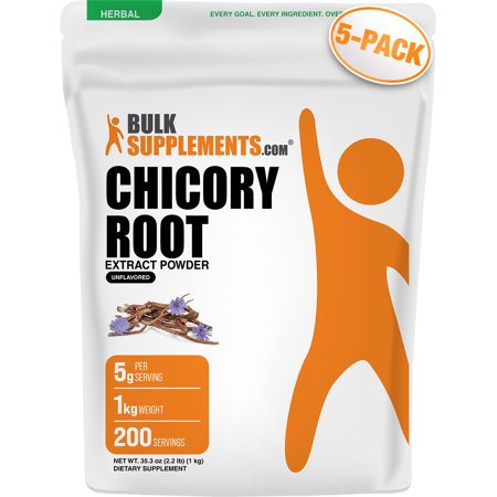 BulkSupplements Chicory Root Extract Powder - 5 Kilograms (11 lbs)