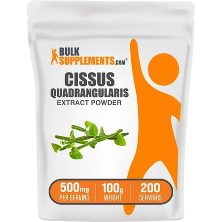BulkSupplements Cissus Quadrangularis Extract Powder- 500mg per Serving - 100 Grams (3.5 oz) - 200 Servings