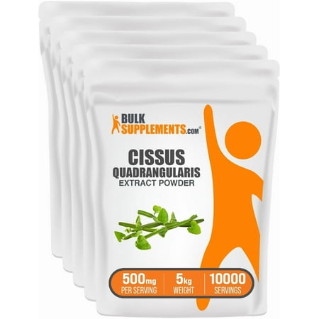 BulkSupplements Cissus Quadrangularis Extract Powder- 500mg per Serving - 5 Kilograms (11 lbs) - 10000 Servings