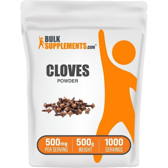 BulkSupplements Clove Powder - 500mg per Serving -500 Grams (1.1 lbs) - 1000 Servings