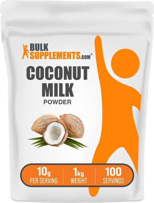 BulkSupplements Coconut Milk Powder, Shelf-Stable, Dairy-Free, Gluten-Free, 1kg, 100 Servings