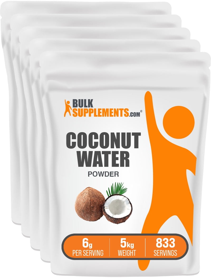 BulkSupplements Coconut Water Powder, Electrolyte Supplement, Energy Support, 5kg, 833 Servings