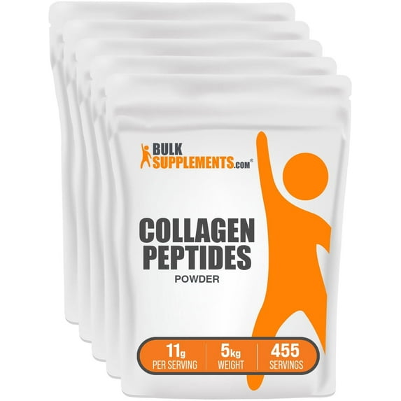 BulkSupplements Collagen Peptides Powder - Bovine Collagen Powder, Collagen Supplement - Unflavored, 30g per Serving, 5kg (11 lbs)