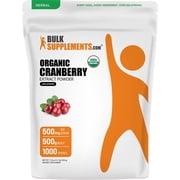 BulkSupplements Organic Cranberry Extract Powder, 500 Grams (1.1 lbs)