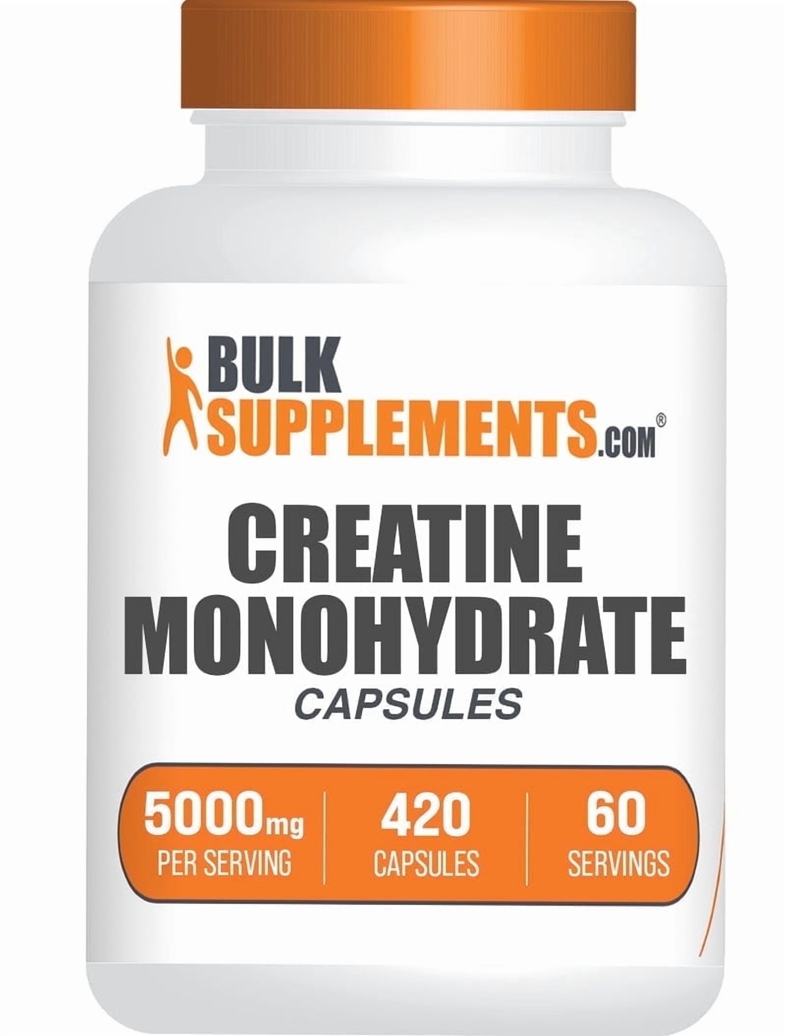 Walmart Black Friday Deals 2025 - BulkSupplements.com Creatine Monohydrate Capsules, 5000mg per serving, 420 count