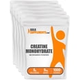 thumbnail image 1 of BulkSupplements Creatine Monohydrate Powder - Micronized, Pure Creatine, 5g per Serving, 5kg (11 lbs), 1 of 5