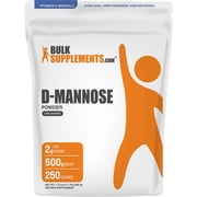 BulkSupplements D-Mannose Powder - D-Mannose Supplement, Dietary Supplement - Unflavored - 500g 1.1 lbs