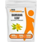 BulkSupplements Damiana Extract Powder - 400mg per Serving - 500 Grams (1.1 lbs)