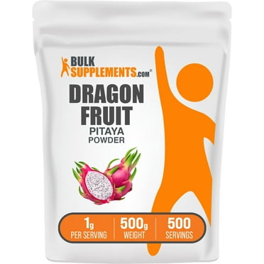 BulkSupplements Dragon Fruit Extract Powder - 1g per Serving - 500 Grams (1.1 lbs) - 500 Servings