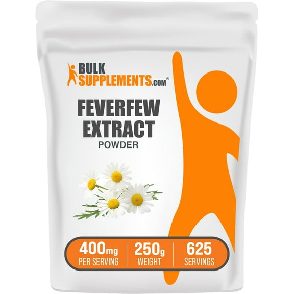 BulkSupplements Feverfew Extract Powder - 400mg per Serving - 250 Grams (8.8 oz)
