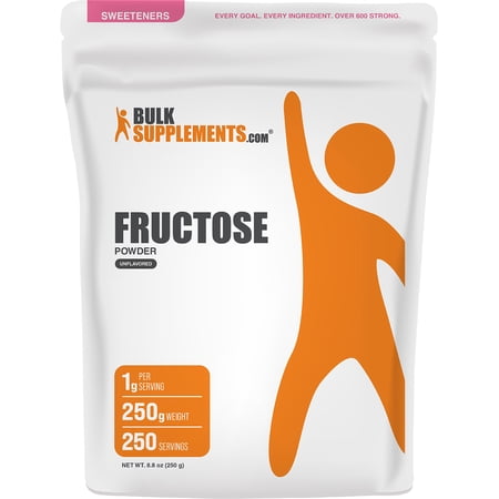 BulkSupplements Fructose Powder - 250 Grams (8.8 oz)
