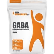 BulkSupplements GABA Powder - 250 Grams 8.8 oz