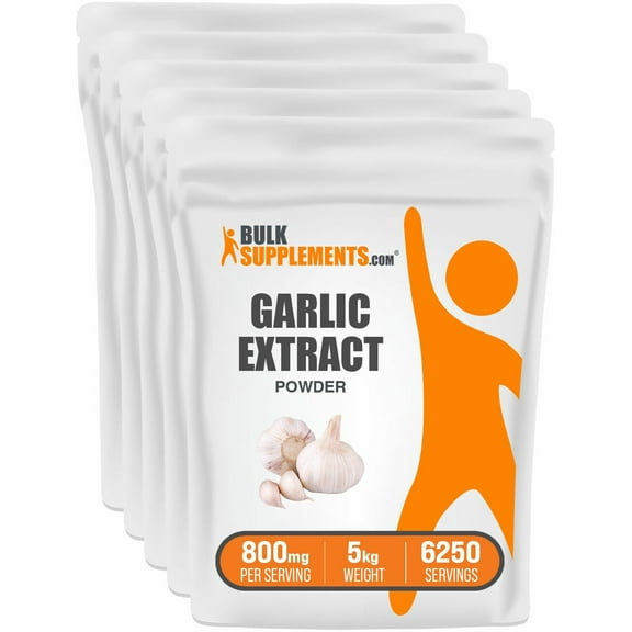 BulkSupplements Garlic Extract Powder - 800mg per Serving - 5 Kilograms (11 lbs) - 6250 Servings
