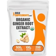 BulkSupplements Organic Ginger Root Extract Powder - 100 Grams 3.5 oz