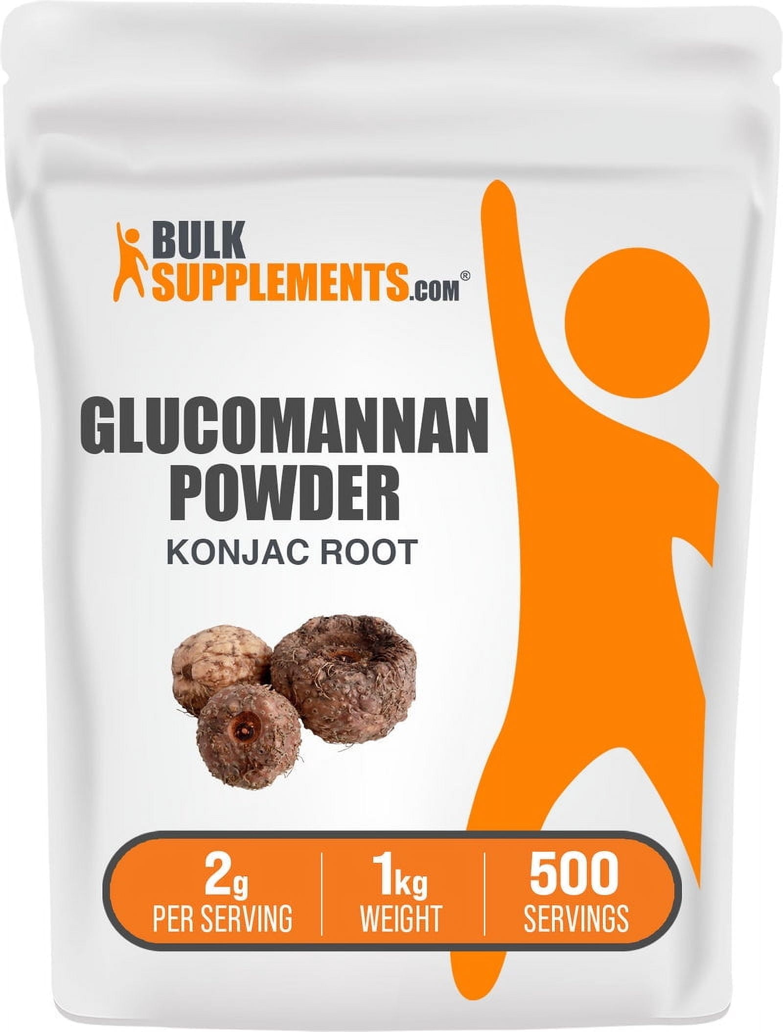 BulkSupplements Glucomannan Extract (Konjac Root) Powder - 2g per ...