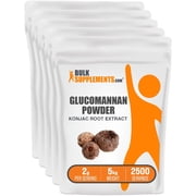 BulkSupplements Glucomannan Extract Konjac Root Powder - 2g per Serving - 5 Kilograms 11 lbs - 2500 Servings