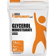 BulkSupplements Glycerol Monostearate Powder - 1 Kilogram 2.2 lbs