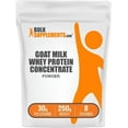 thumbnail image 1 of BulkSupplements Goat Milk Whey Protein Powder - Whey Protein Concentrate, Protein Supplement - Unflavored, 30g per Serving, 250g (8.8 oz), 1 of 5