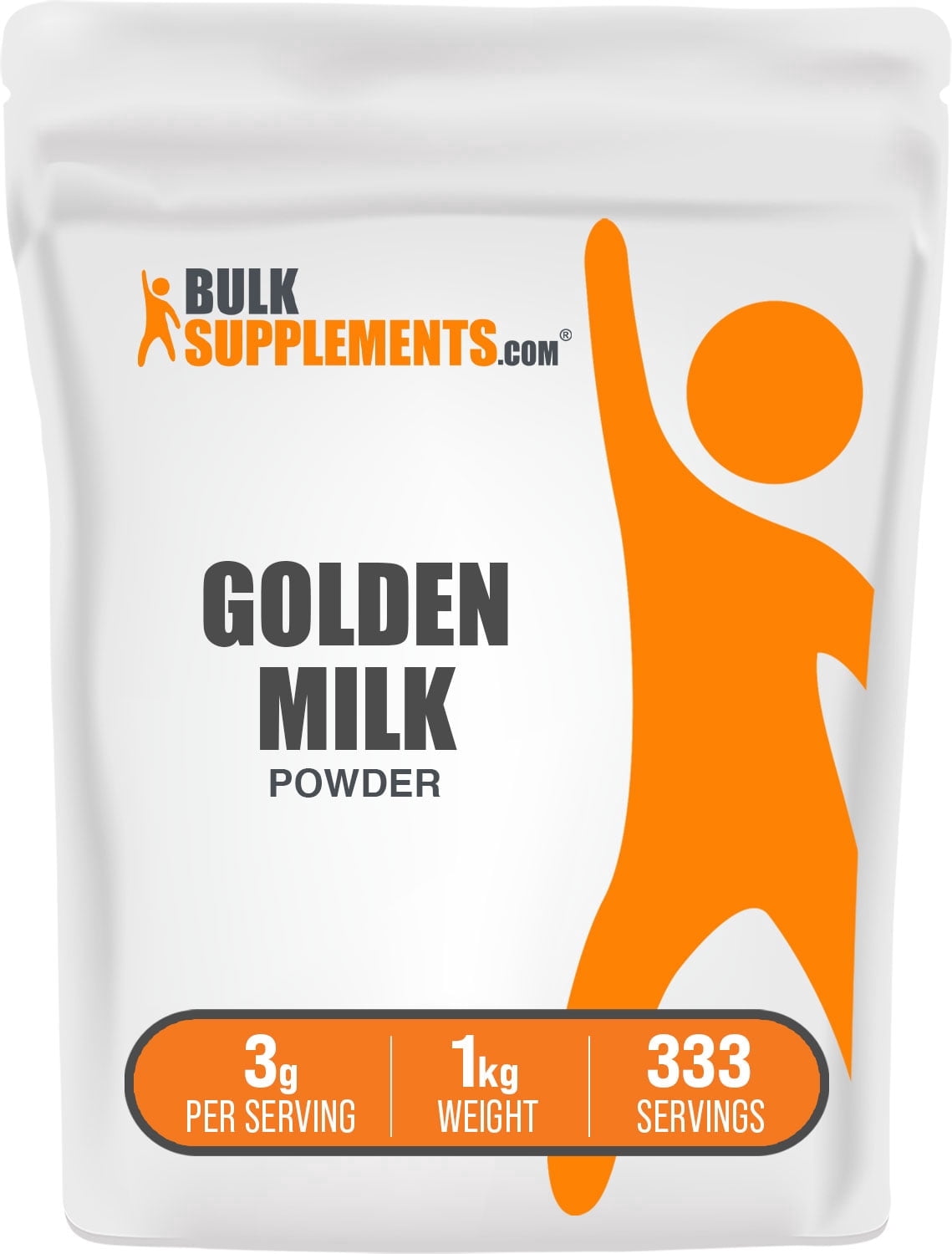 BulkSupplements Golden Milk Powder - 3g per Serving - 1 Kilogram (2.2 lbs) - 333 Servings