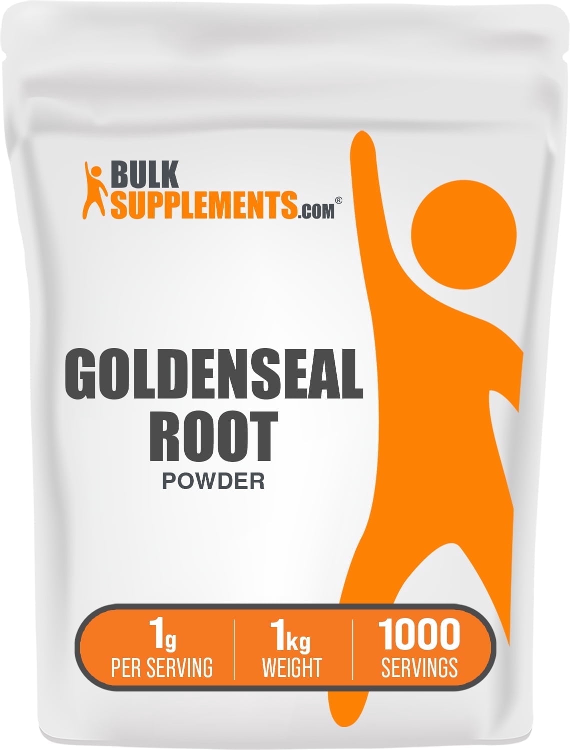 BulkSupplements Goldenseal Root Powder, 1g Per Serving - 1 Kilogram (2.2 lbs) - 1000 Servings